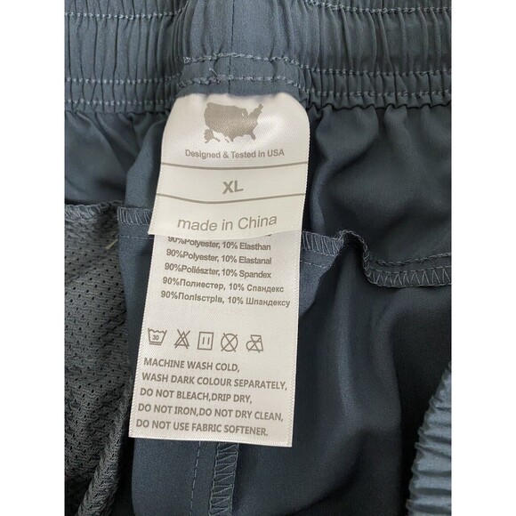NORTHYARD Men's Running Shorts Size XL Quick Dry Dark Gray Beach Activewear - Picture 12 of 13